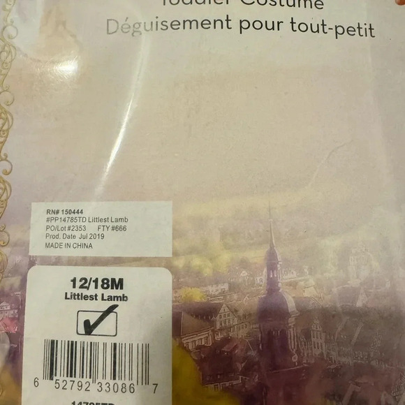 NWT Littlest Lamb Costume for Toddlers - Picture 6 of 6